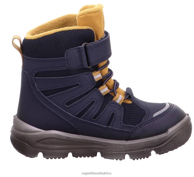 MARS - Boot with Velcro Fastener Toddlers Blue/Yellow NLL0739 Superfit Boots