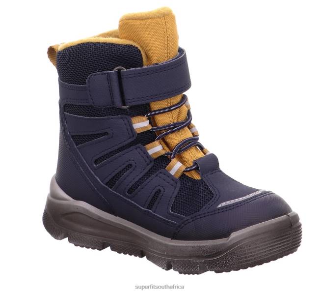 MARS - Boot with Velcro Fastener Toddlers Blue/Yellow NLL0739 Superfit Boots