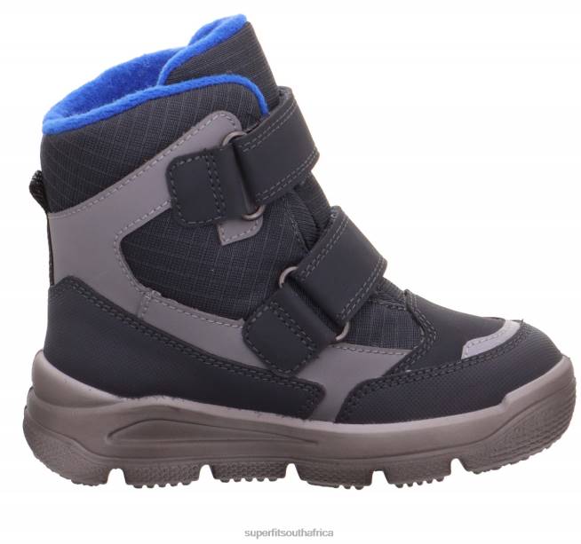 MARS - Boot with Velcro Fastener Toddlers Grey/Blue NLL0751 Superfit Boots