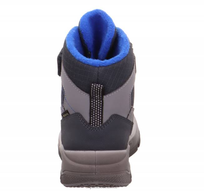 MARS - Boot with Velcro Fastener Toddlers Grey/Blue NLL0751 Superfit Boots