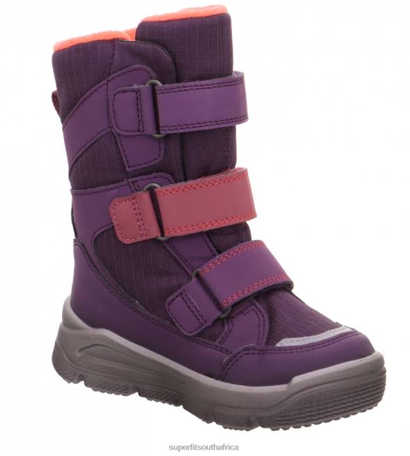 MARS - Boot with Velcro Fastener Toddlers Purple/Pink NLL0736 Superfit Boots