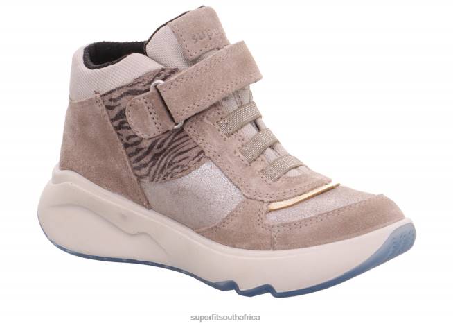 MELODY - Sneakers high with Velcro Fastener Toddlers Beige NLL0851 Superfit High Sneakers