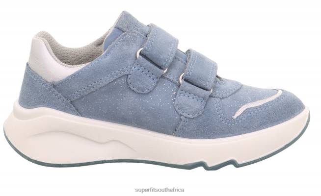 MELODY - Sneakers low with Velcro Fastener Toddlers Blue/Silver NLL0820 Superfit Low Sneakers