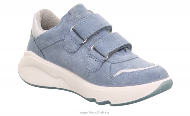 MELODY - Sneakers low with Velcro Fastener Toddlers Blue/Silver NLL0820 Superfit Low Sneakers