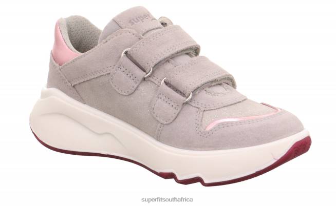 MELODY - Sneakers low with Velcro Fastener Toddlers Light Grey/Pink NLL0776 Superfit Low Sneakers