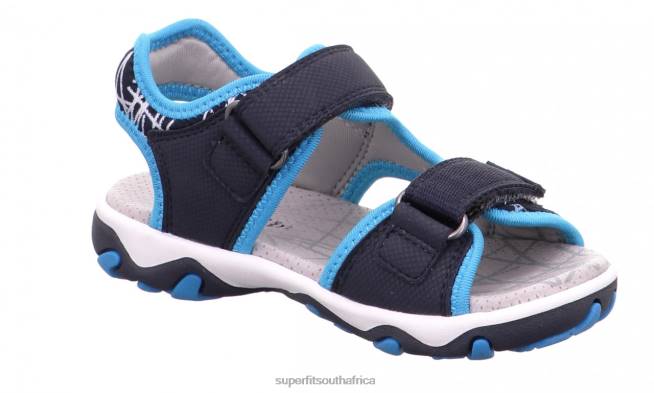 MIKE 30 - Sandal with Velcro Fastener Toddlers Blue NLL0639 Superfit Sandals