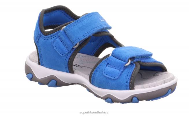 MIKE 30 - Sandal with Velcro Fastener Toddlers Blue/Grey NLL0641 Superfit Sandals