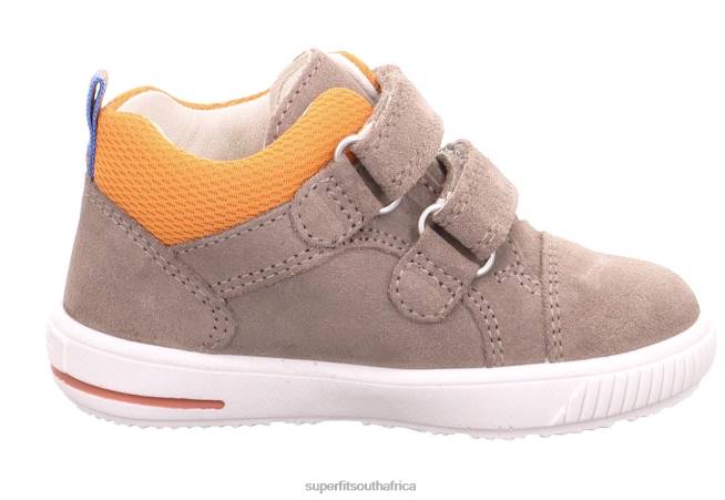 MOPPY - Sneakers low with Velcro Fastener Babies Beige/Orange NLL0294 Superfit Low Sneakers