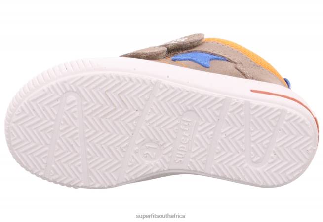 MOPPY - Sneakers low with Velcro Fastener Babies Beige/Orange NLL0294 Superfit Low Sneakers