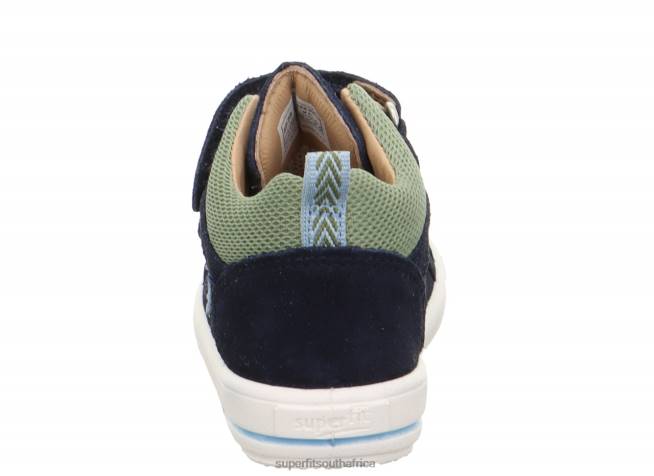 MOPPY - Sneakers low with Velcro Fastener Babies Blue/Light Green NLL0352 Superfit Low Sneakers