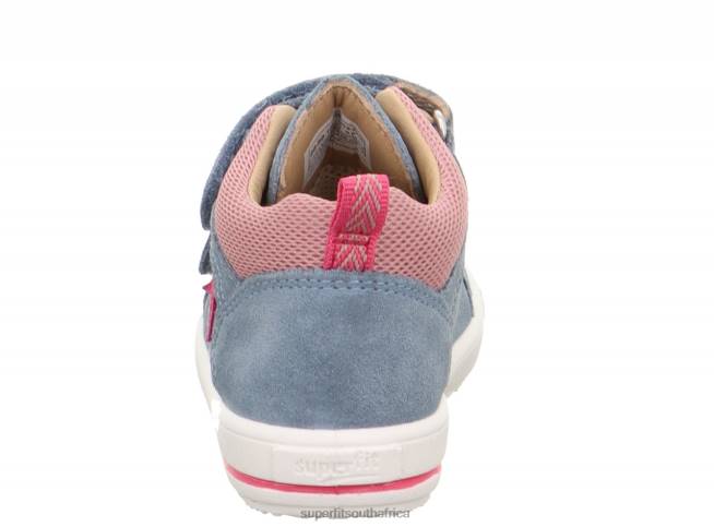 MOPPY - Sneakers low with Velcro Fastener Babies Blue/Pink NLL0342 Superfit Low Sneakers