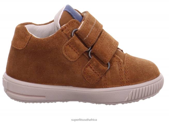 MOPPY - Sneakers low with Velcro Fastener Babies Brown/Blue NLL0376 Superfit Low Sneakers