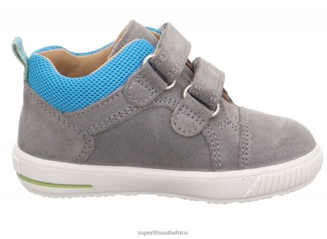 MOPPY - Sneakers low with Velcro Fastener Babies Light Grey/Blue NLL0236 Superfit Low Sneakers