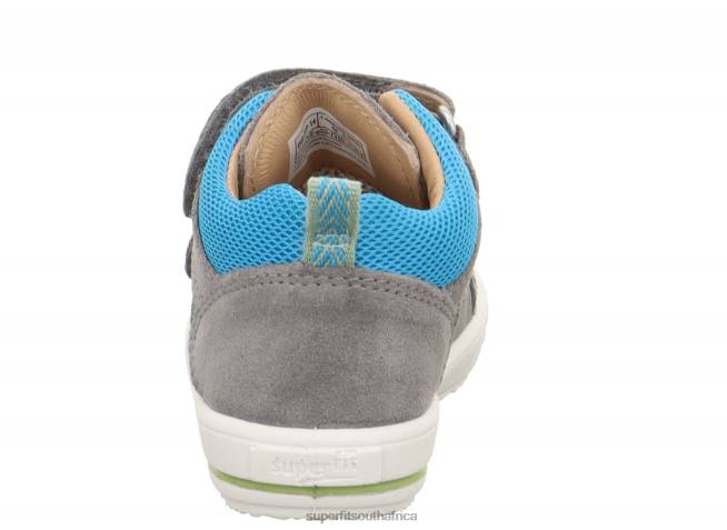 MOPPY - Sneakers low with Velcro Fastener Babies Light Grey/Blue NLL0236 Superfit Low Sneakers