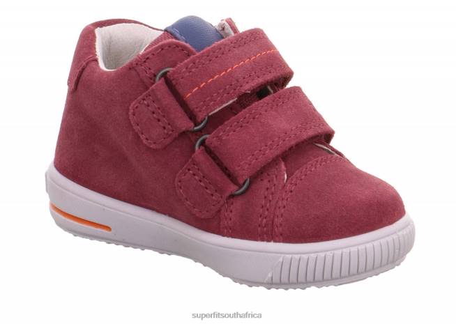 MOPPY - Sneakers low with Velcro Fastener Babies Pink/Blue NLL0375 Superfit Low Sneakers