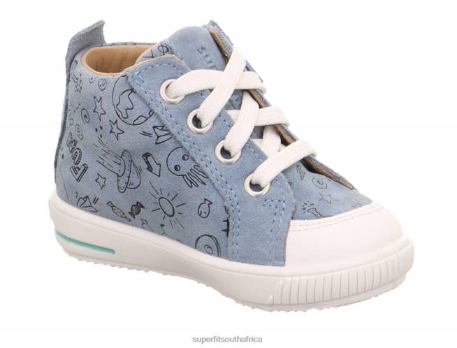 MOPPY - Sneakers low with Zip Babies Blue/White NLL0255 Superfit Low Sneakers