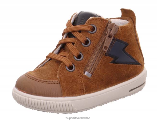 MOPPY - Sneakers low with Zip Babies Brown NLL0434 Superfit Low Sneakers