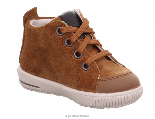 MOPPY - Sneakers low with Zip Babies Brown NLL0434 Superfit Low Sneakers