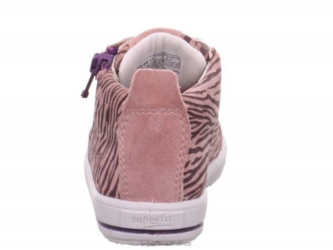 MOPPY - Sneakers low with Zip Babies Pink/Purple NLL0377 Superfit Low Sneakers