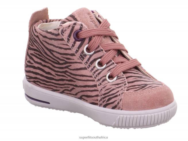 MOPPY - Sneakers low with Zip Babies Pink/Purple NLL0377 Superfit Low Sneakers