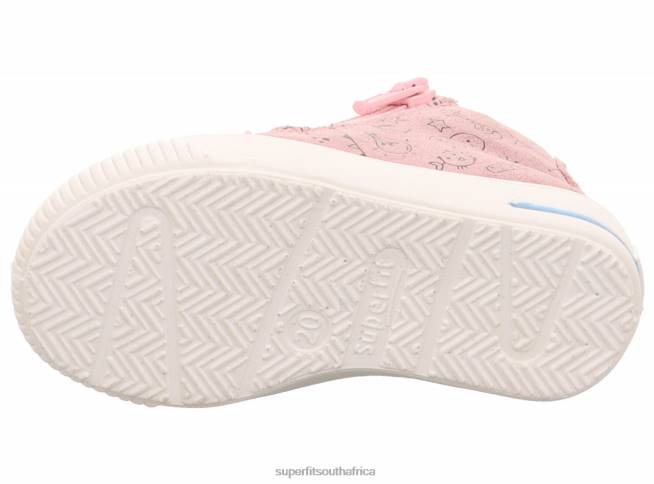 MOPPY - Sneakers low with Zip Babies Pink/White NLL0315 Superfit Low Sneakers