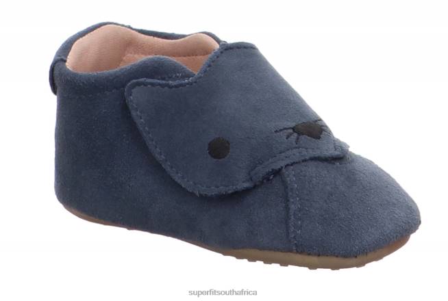 PAPAGENO - Slipper with Velcro Fastener Babies Blue NLL0512 Superfit Slippers