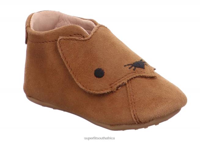 PAPAGENO - Slipper with Velcro Fastener Babies Brown NLL0516 Superfit Slippers