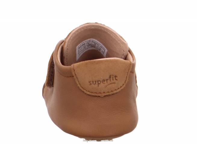 PAPAGENO - Slipper with Velcro Fastener Babies Brown NLL0517 Superfit Slippers