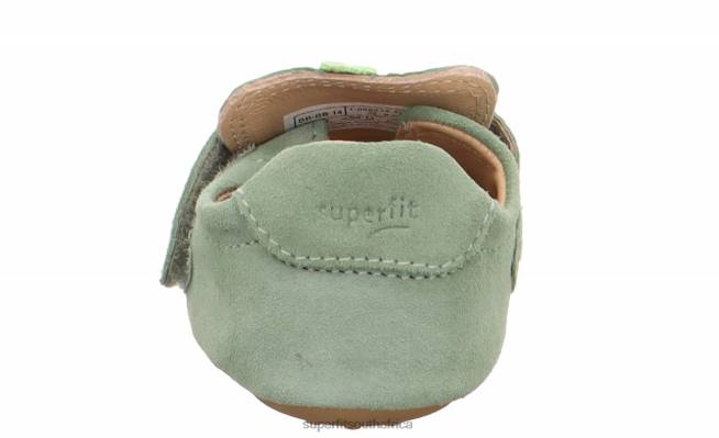 PAPAGENO - Slipper with Velcro Fastener Babies Light Green NLL0504 Superfit Slippers