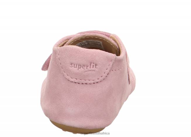 PAPAGENO - Slipper with Velcro Fastener Babies Pink/Silver NLL0502 Superfit Slippers