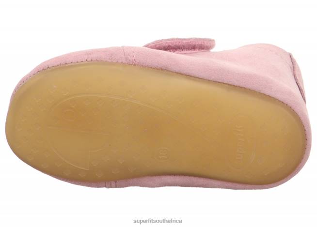 PAPAGENO - Slipper with Velcro Fastener Babies Pink/Silver NLL0502 Superfit Slippers