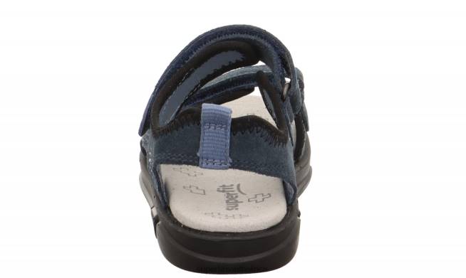 PIXIE - Sandal with Velcro Fastener Toddlers Blue NLL0611 Superfit Sandals