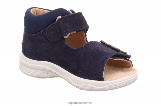 POLLY - Sandal with Velcro Fastener Babies Blue NLL0181 Superfit Sandals