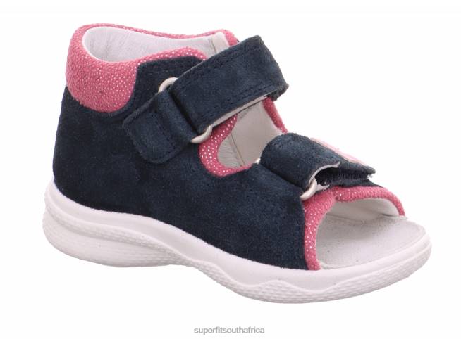 POLLY - Sandal with Velcro Fastener Babies Blue NLL0215 Superfit Sandals