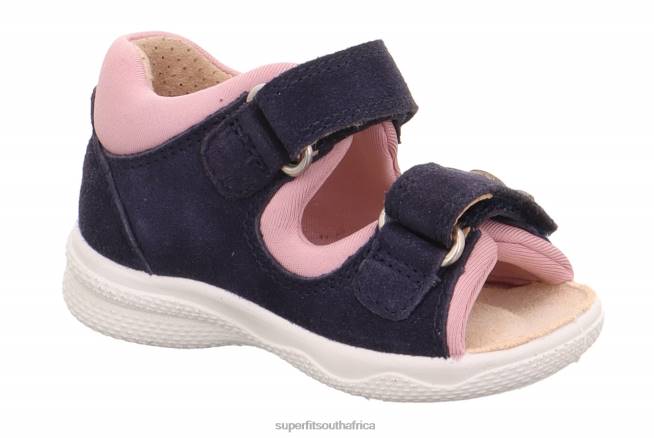 POLLY - Sandal with Velcro Fastener Babies Blue NLL0218 Superfit Sandals