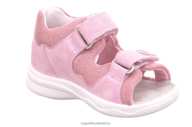 POLLY - Sandal with Velcro Fastener Babies Pink NLL0203 Superfit Sandals