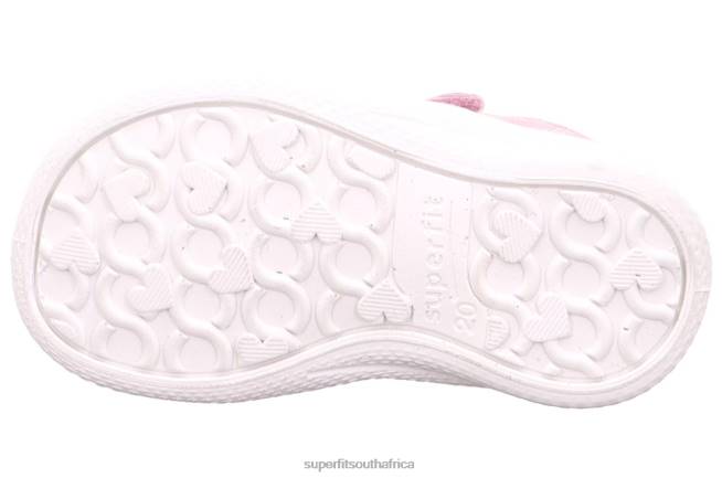 POLLY - Sandal with Velcro Fastener Babies Pink NLL0203 Superfit Sandals