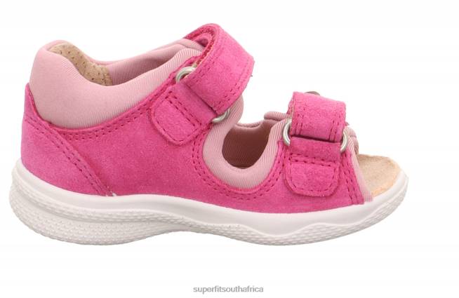 POLLY - Sandal with Velcro Fastener Babies Pink NLL0220 Superfit Sandals