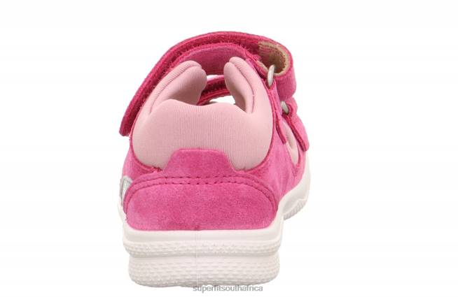 POLLY - Sandal with Velcro Fastener Babies Pink NLL0220 Superfit Sandals