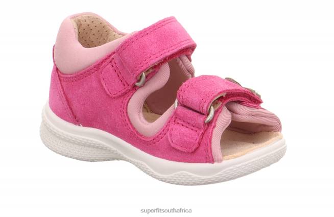 POLLY - Sandal with Velcro Fastener Babies Pink NLL0220 Superfit Sandals