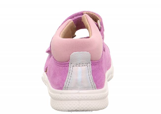 POLLY - Sandal with Velcro Fastener Babies Purple NLL0196 Superfit Sandals