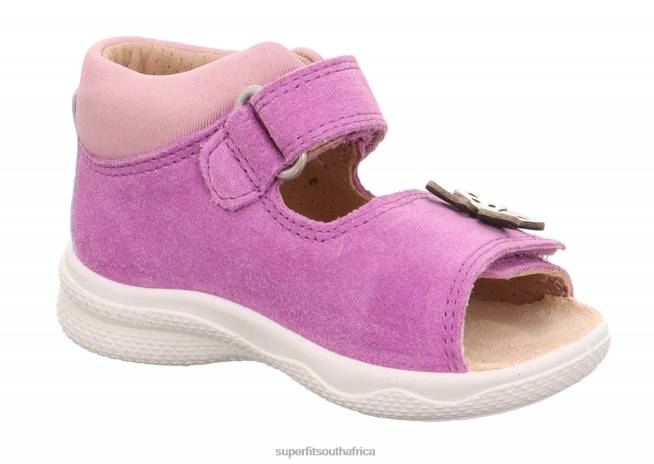 POLLY - Sandal with Velcro Fastener Babies Purple NLL0196 Superfit Sandals