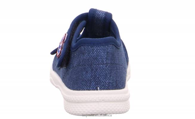 POLLY - Slipper with Velcro Fastener Babies Ocean NLL064 Superfit Slippers