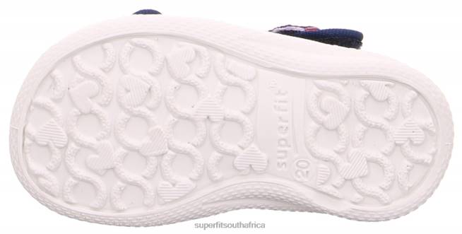 POLLY - Slipper with Velcro Fastener Babies Ocean NLL064 Superfit Slippers