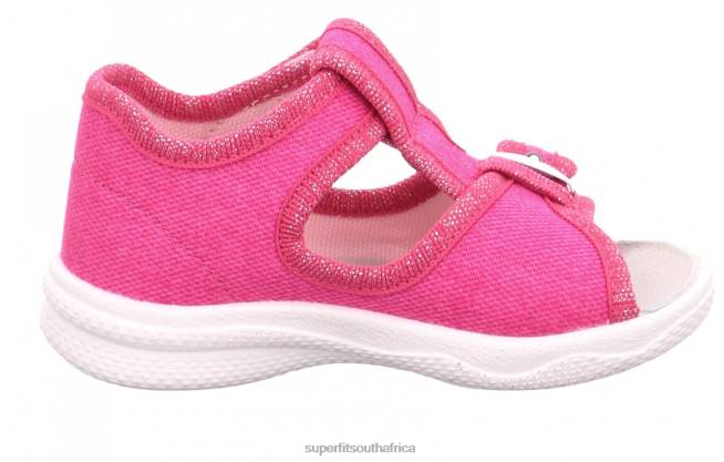 POLLY - Slipper with Velcro Fastener Babies Pink NLL0163 Superfit Slippers