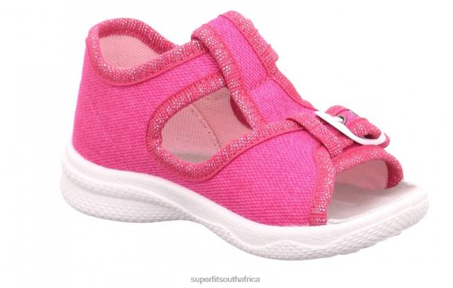 POLLY - Slipper with Velcro Fastener Babies Pink NLL0163 Superfit Slippers