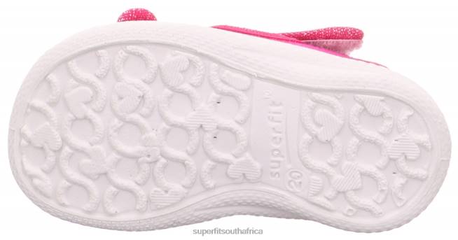 POLLY - Slipper with Velcro Fastener Babies Pink NLL0163 Superfit Slippers