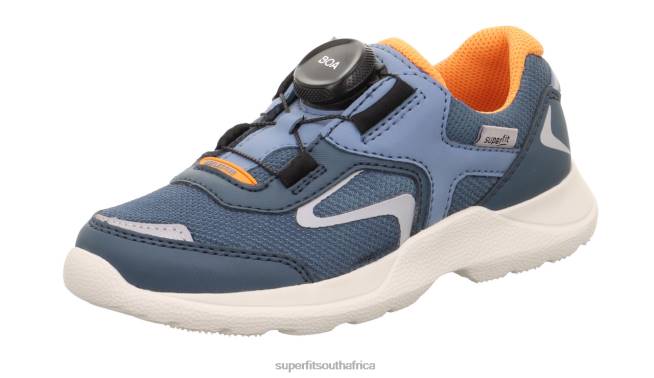 RUSH - Sneakers low with BOA Fit System Kids  Teens Blue/Orange NLL0530 Superfit Sneakers