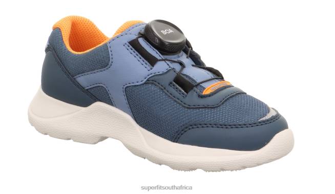 RUSH - Sneakers low with BOA Fit System Kids  Teens Blue/Orange NLL0530 Superfit Sneakers