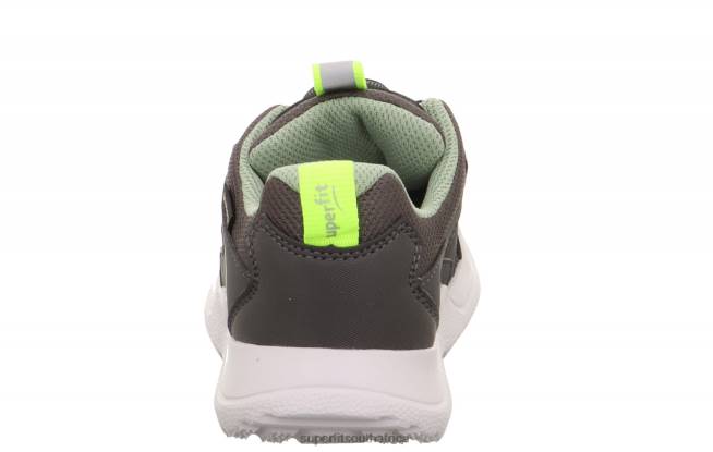 RUSH - Sneakers low with BOA Fit System Kids  Teens Grey/Light Green NLL0529 Superfit Sneakers